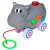 Музыкальная каталка-игрушка Бегемот Smart Baby JB0333543 Музыкальная каталка-игрушка Бегемот Smart Baby JB0333543